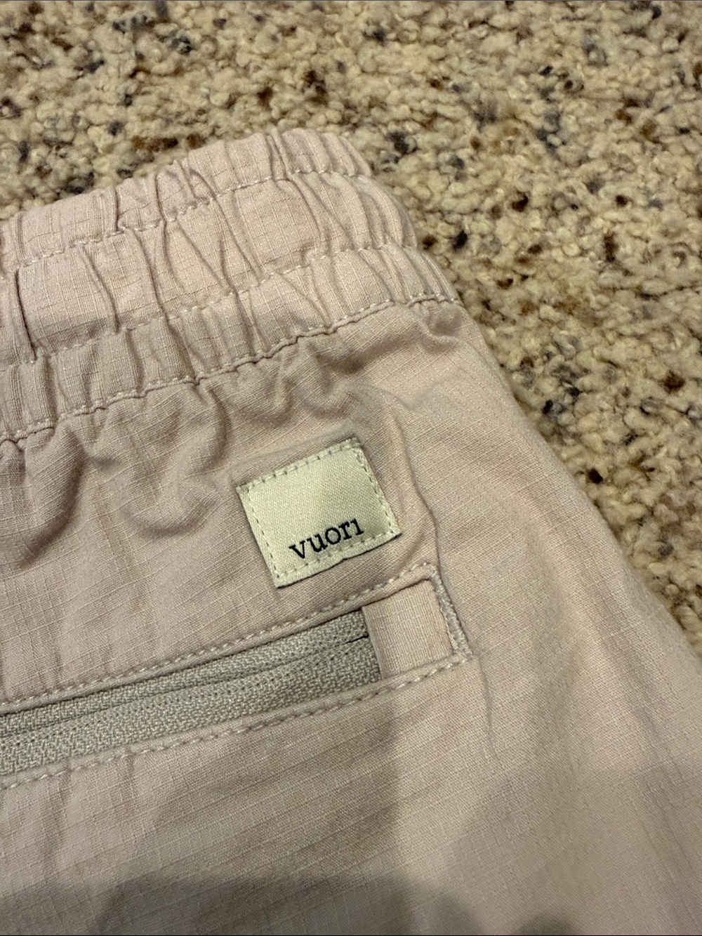 Vuori Vintage Ripstop tan shorts - Picture 3 of 6